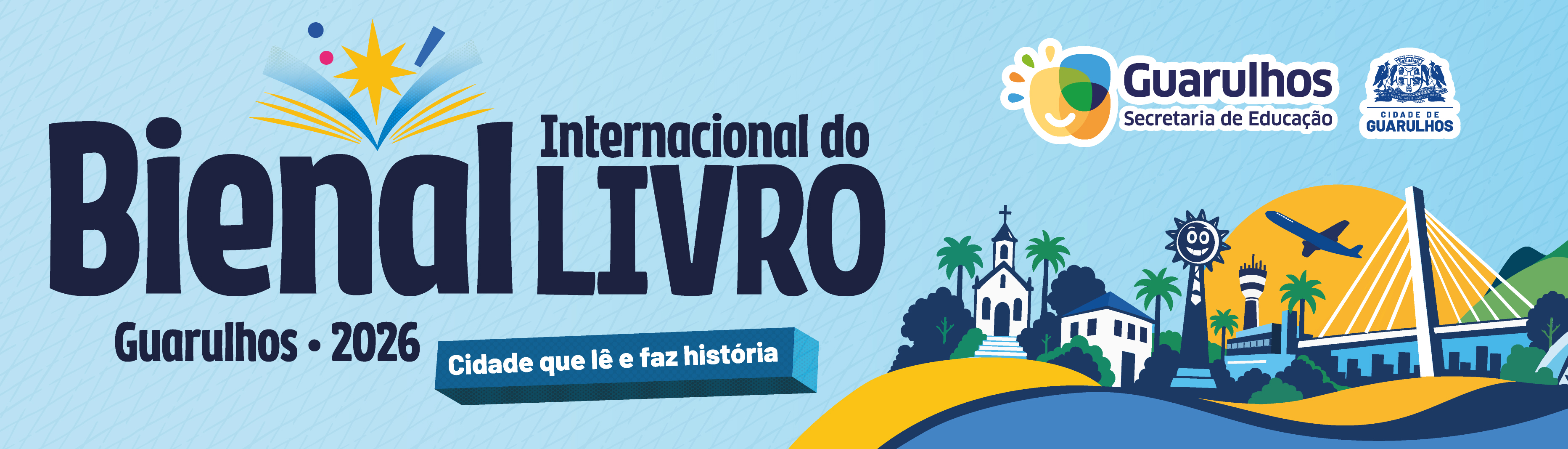 Bienal do Livro Guarulhos 2026 Banner